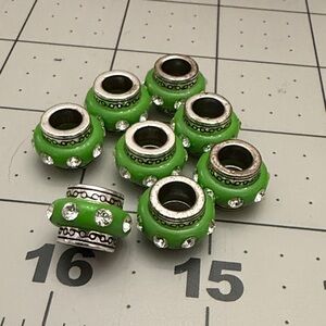 Brighton Green and Silver Beaded Bracelet